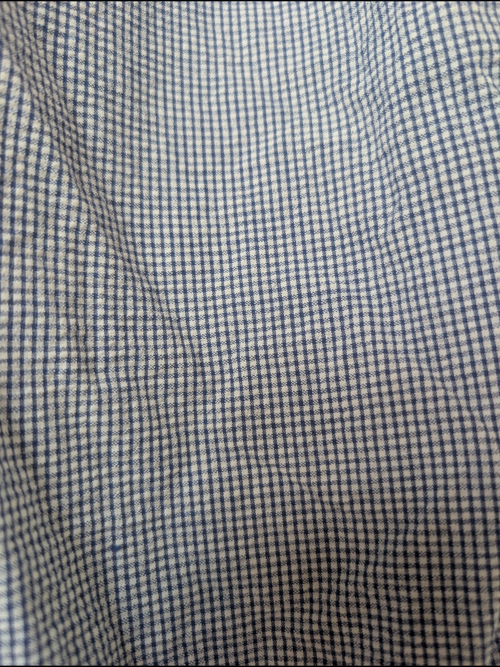 Matchstick Blue & White Mini-Check Button Front Shirt - Picture 9 of 10